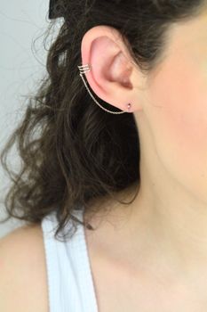 Srebrna nausznica z kolczykiem i łańcuszkiem NAU 07 (4).jpg